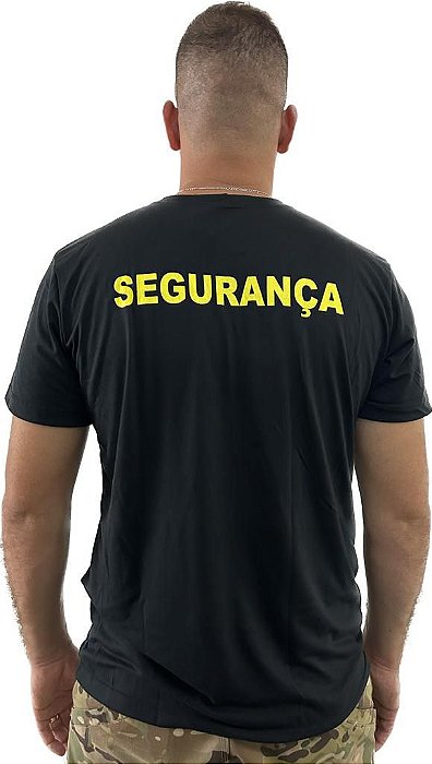 CAMISA MALHA FRIA CURTA UNISSEX SEGURANÇA