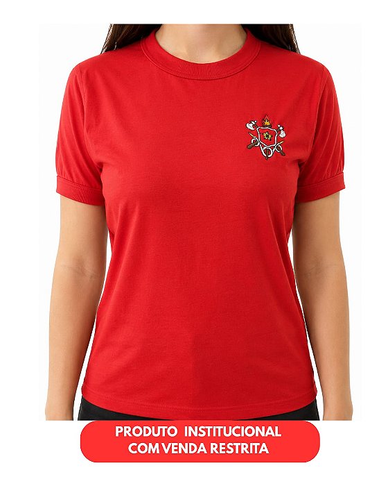 CAMISETA FEMININA BOMBEIRO MILITAR CBM-DF.