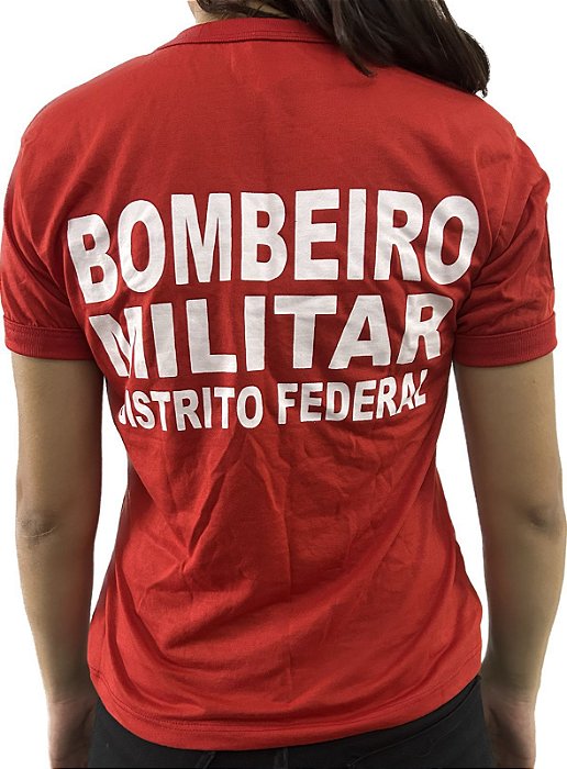 CAMISA FEMININA BOMBEIRO MILITAR CBM-DF