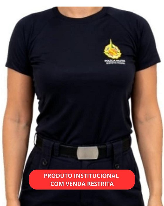 CAMISA AZUL PMDF  TFM FEMININA