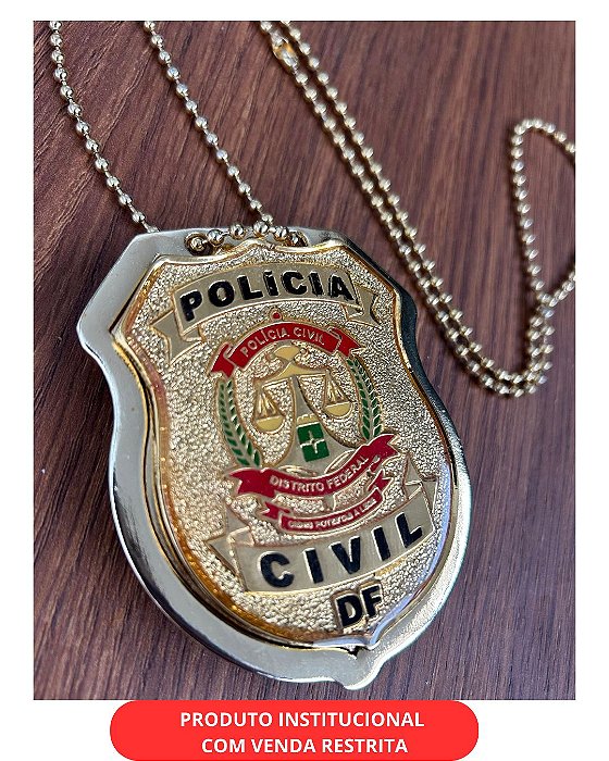 DISTINTIVO PCDF (base metal)