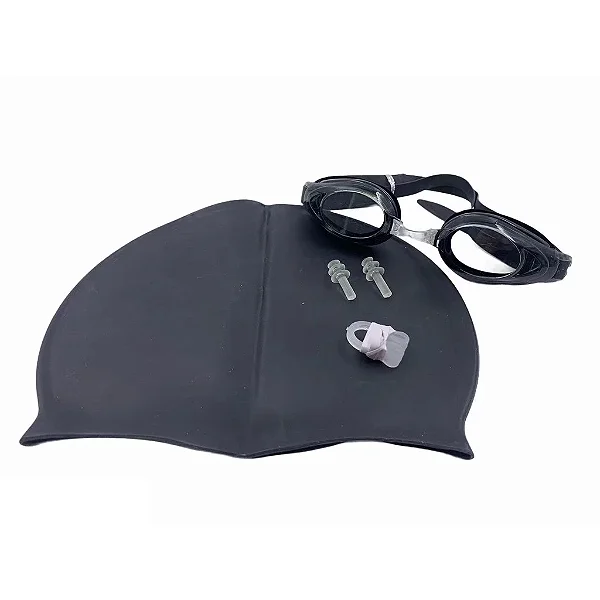 KIT DE NATAÇÃO TOUCA E ÓCULOS
