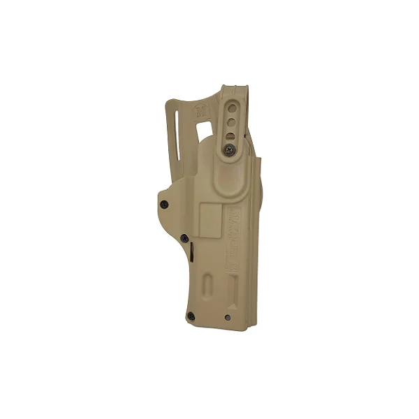 COLDRE DE CINTURA LONGO GARFO GLOCK CAQUI - MAYNARD