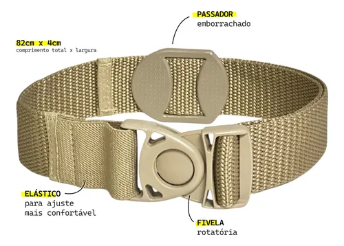 TIRA (FITA) P/ COLDRE DE PERNA ou CINTURA (unidade) CAQUI - MAYNARD
