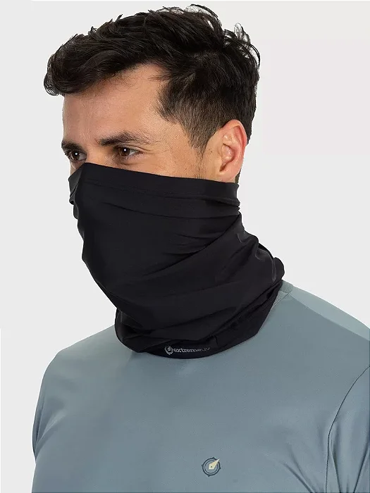 BANDANA TUBE NECK UV50+ PRETA LISA - FOX BOY