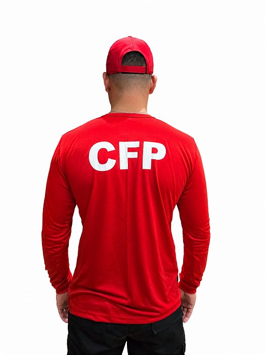 CAMISETA MASCULINA CFP BOMBEIRO DF LONGA