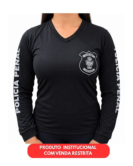 CAMISA MALHA FRIA BASE D´ÁGUA LONGA PPGO FEMININA