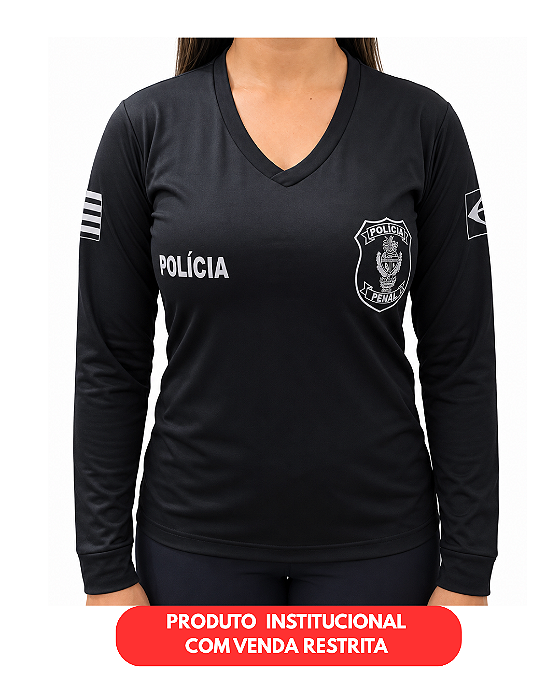 CAMISA FEMININA MALHA FRIA LONGA PPGO