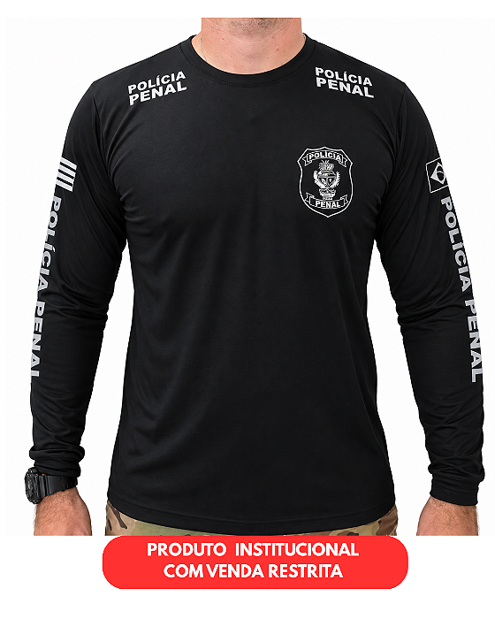 CAMISA MASCULINA MALHA FRIA LONGA PPGO