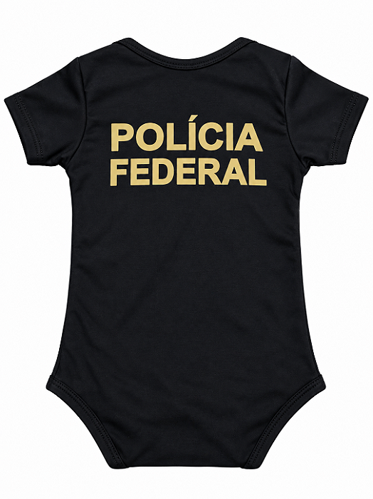 BODY p/ BEBÊ - POLÍCIA FEDERAL