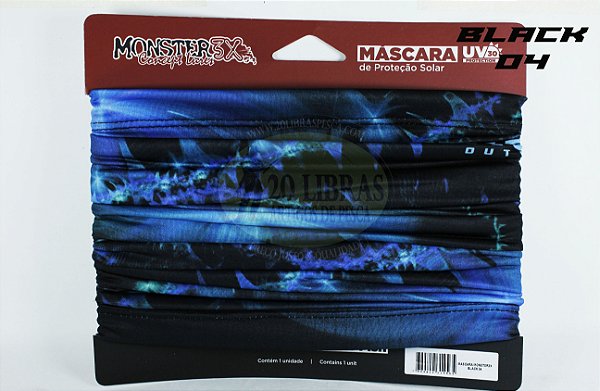 Mascara de Proteção para Pescaria Buff/Tube Neck - Monster3X