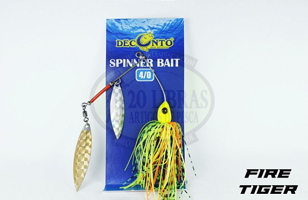 ISCA ARTIFICIAL SPINNER BAIT 4/0 - DECONTO ISCAS