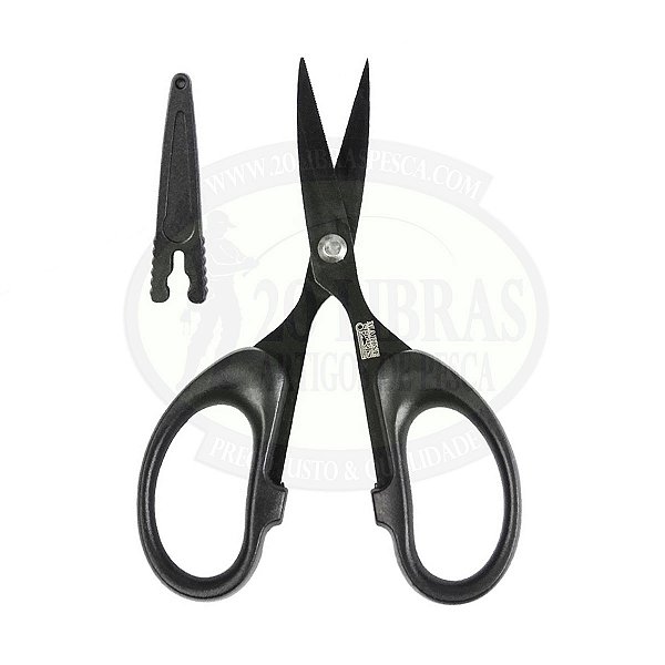 TESOURA MICRO SERRILHADA CORTE MULTIFILAMENTO MS08 - MARINE SPORTS
