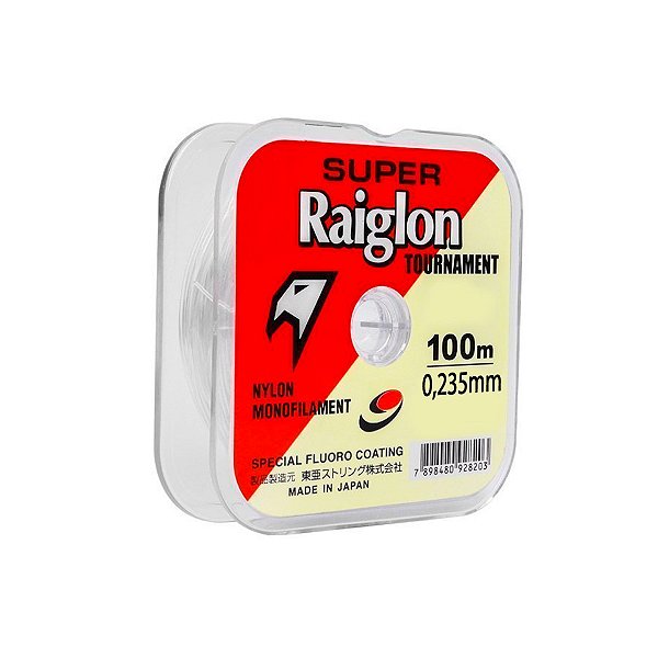Linha Monofilamento Super Raiglon Tournament 100m - 0,23mm - Marine Sports