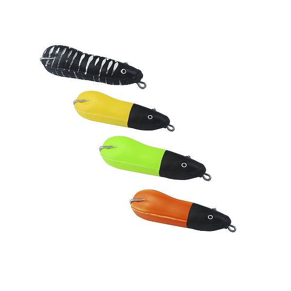 Kit Isca Artificial Frog P/ Traíra Zara Monstro 1 - Frog Life