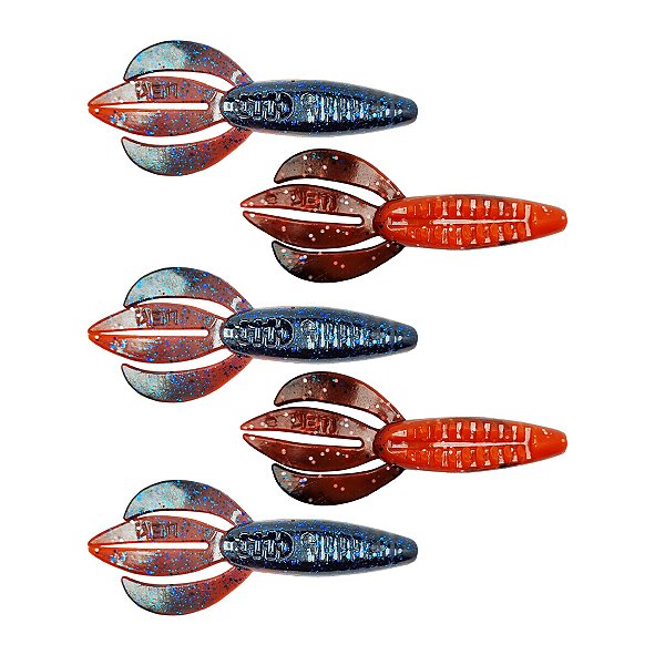 Isca Artificial Soft Pit Boss 10cm Bicolor - Ueki Custom Baits