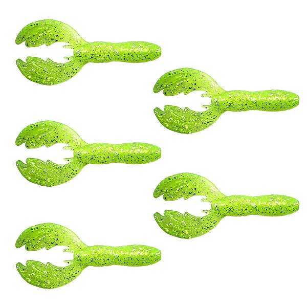 Isca Artificial Soft Paca Craw cores únicas - Ueki Custom Baits