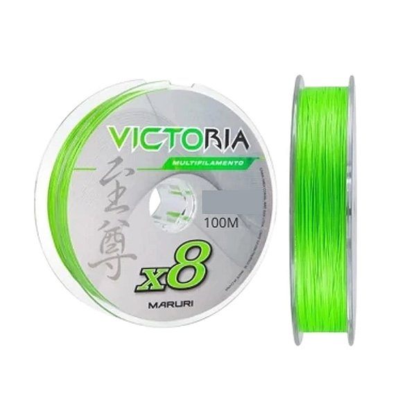 Linha Multifilamento x8 Victoria 0,30mm carretel com 100m - Maruri