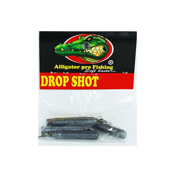 Chumbo Para Pesca Drop Shot - Pct 5 und - Alligator Pro Fishing