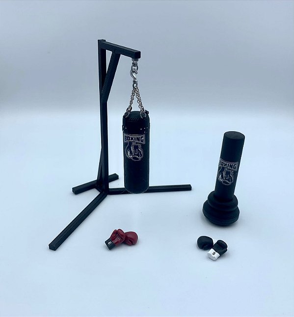 Kit Boxe, saco de pancada - Miniatura