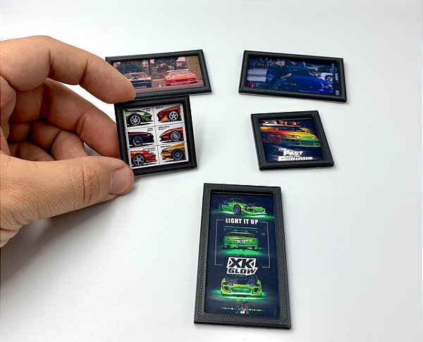 Quadros velozes e furiosos Kit c/5