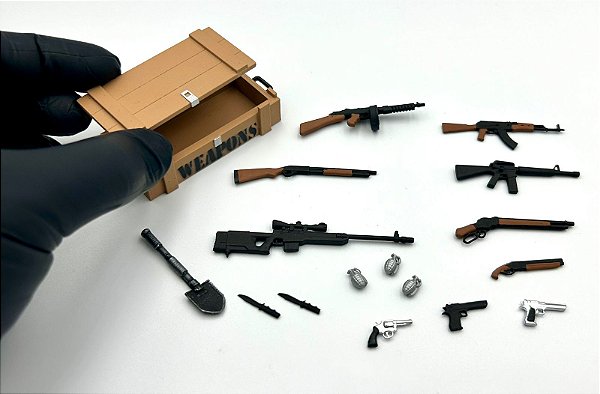 Kit armas em miniaturas