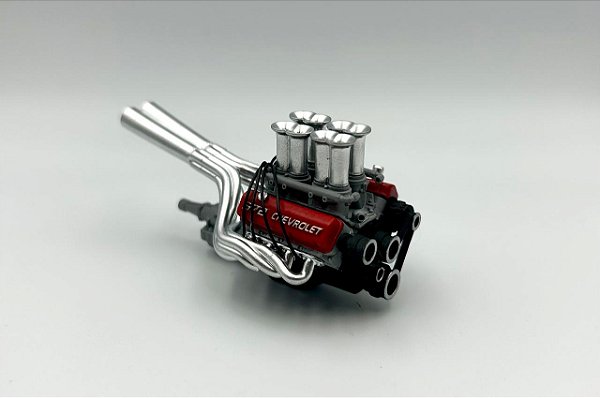 Motor Chevrolet 572 Escapamento longo