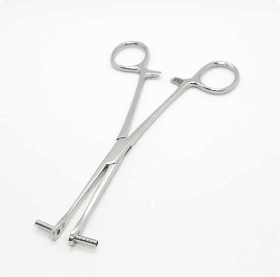 Pinça para bodypiercing - Septo Tubes 16cm