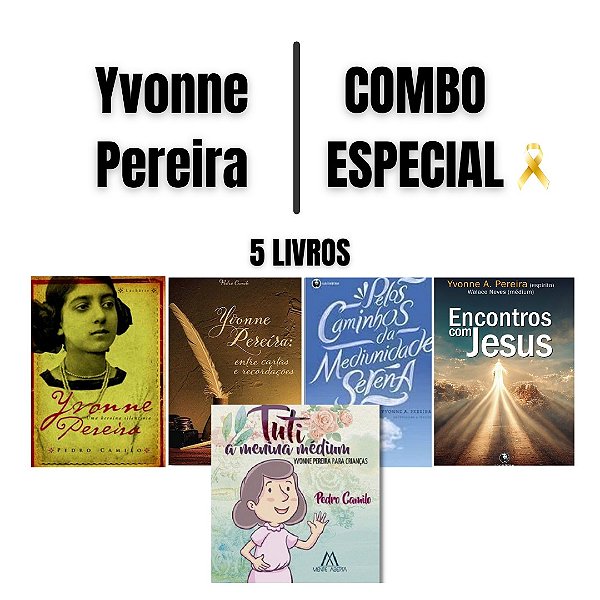 Combo Especial Yvonne Pereira com 5 livros