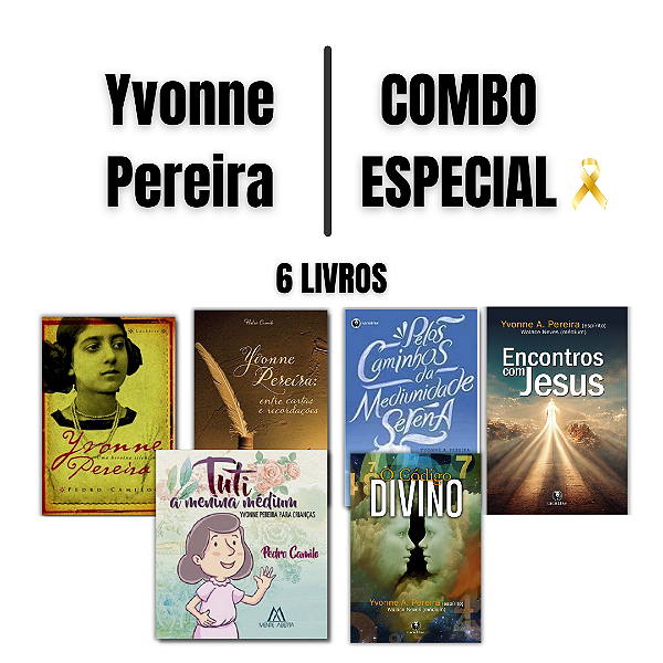 Combo Especial Yvonne Pereira com 6 livros