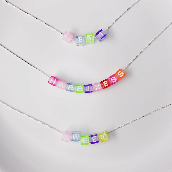 Colar MOOD Colorido Prata 925