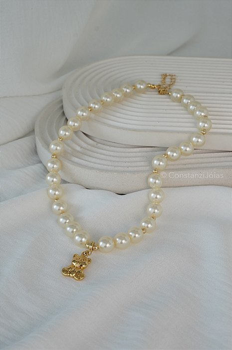 Colar de Perolas Teddy - Banho Flash