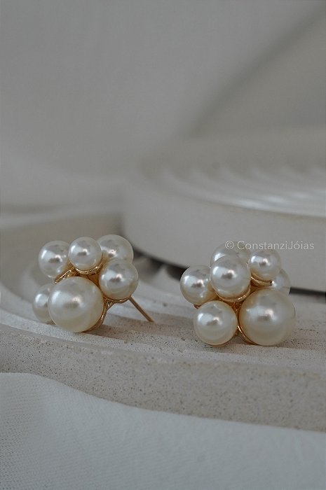 Brinco Camelia - Banho Flash