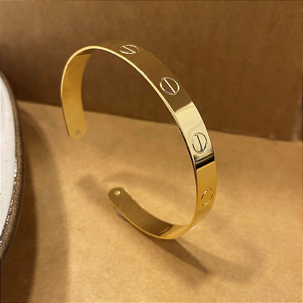 Bracelete Inpirado Banhado em Ouro 18k