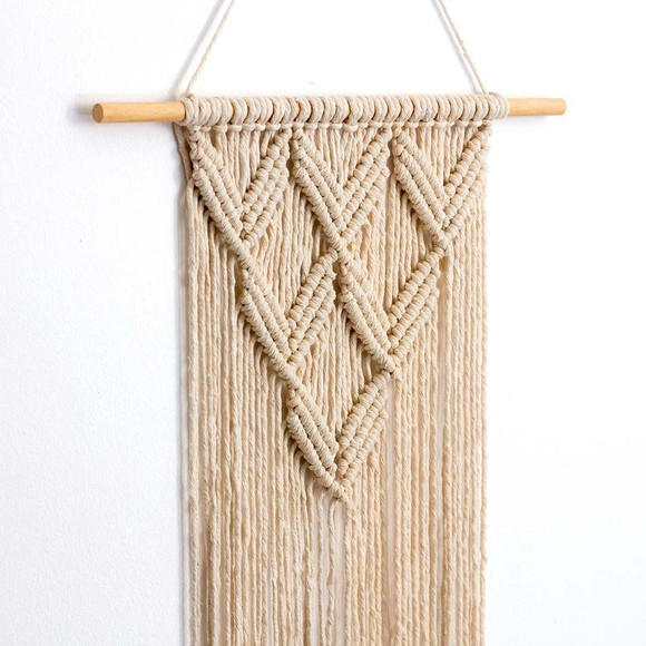 Painel de macramê boho decoração