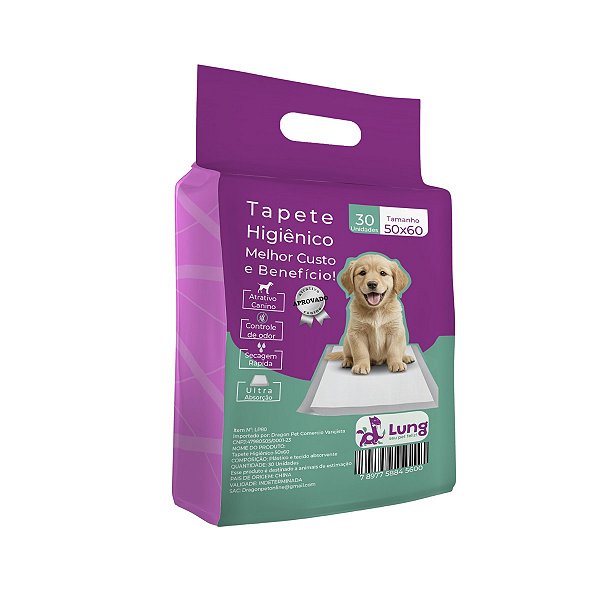 Tapete Higiênico Econômico  50X60 30 unidades