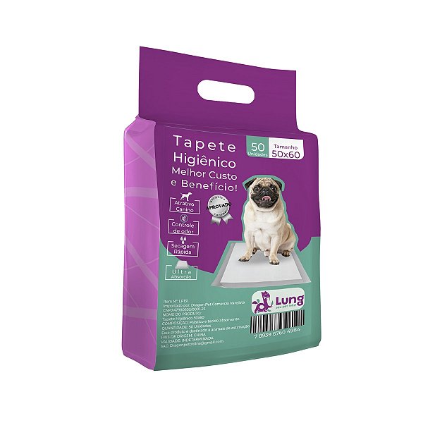 Tapete Higiênico Econômico 50X60 50 unidades