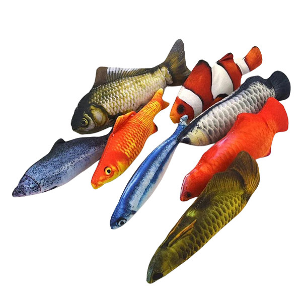 Peixe de Pelúcia com Catnip