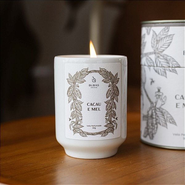 VELA PERFUMADA CACAU E MEL - 90g
