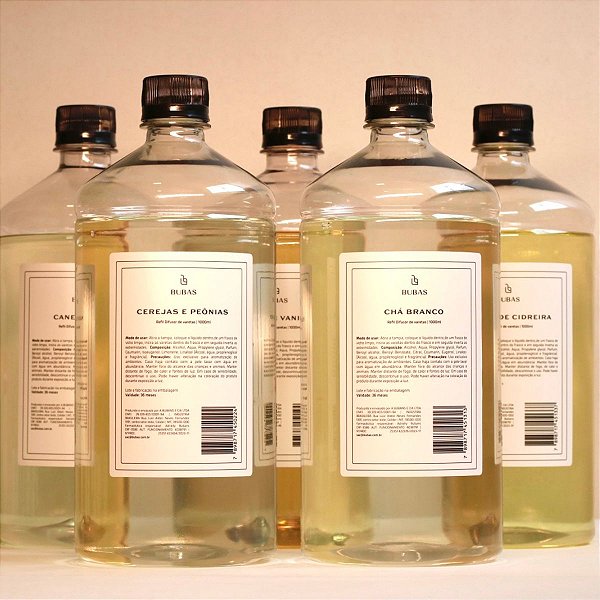 REFIL DIFUSOR DE VARETAS 1000ml - LINHA CLÁSSICA
