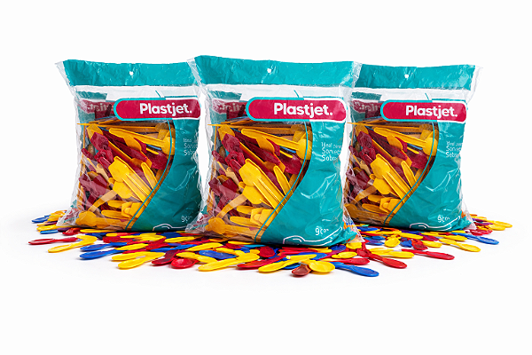 KIT PAZINHA SORTEVE PREMIUM CORES SORTIDAS 9CM 1500 UNIDADES PLASTJET