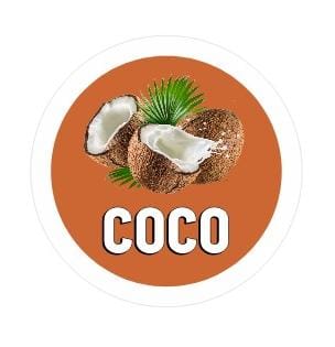 ADESIVO COCO PARA GARRAFA
