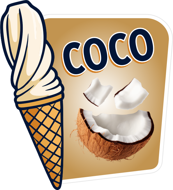 ADESIVO COCO PARA GARRAFA