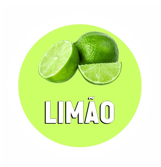 ADESIVO LIMÃO PARA GARRAFA