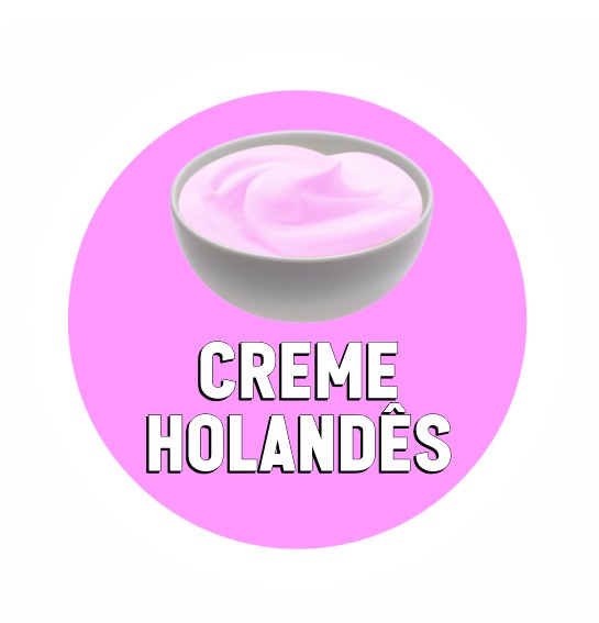 ADESIVO CREME HOLANDÊS PARA GARRAFA