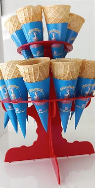 Suporte para Casquinha Vermelho