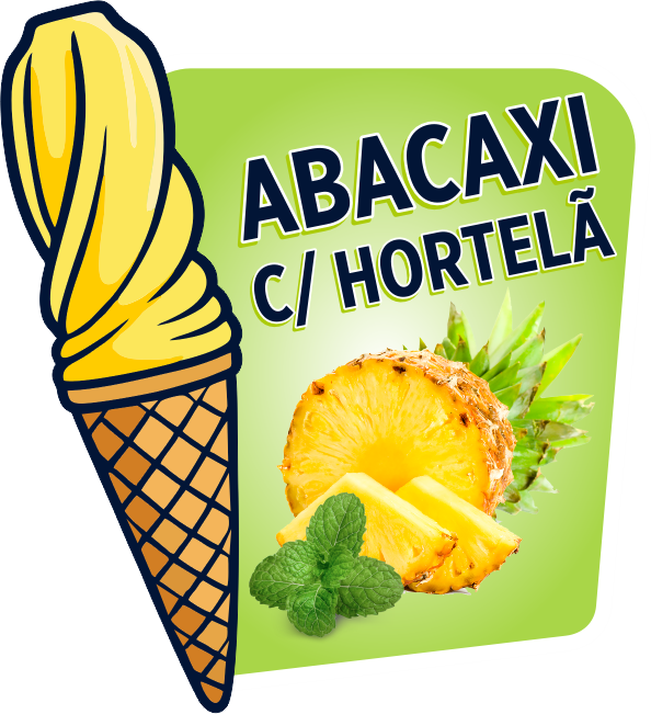 ETIQUETA AUTOADESIVA P/ GARRAFA CHAMP'S - ABACAXI C/ HORTELÃ