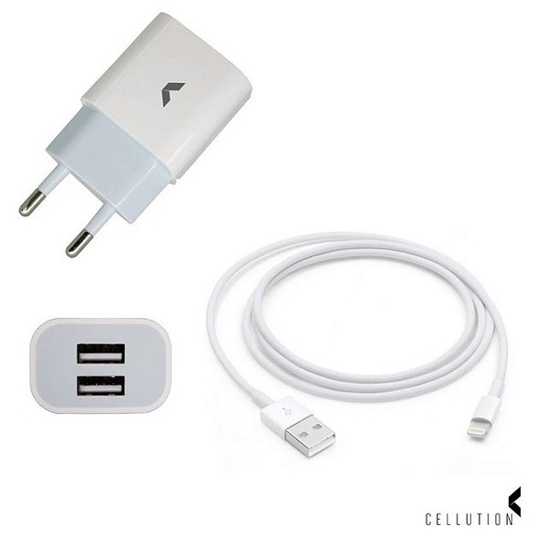 Kit carregador de parede lightning