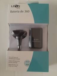 Kit 1 Bateria P/ Controle Xbox 360 + 1 Cabo Carregador 1.4m