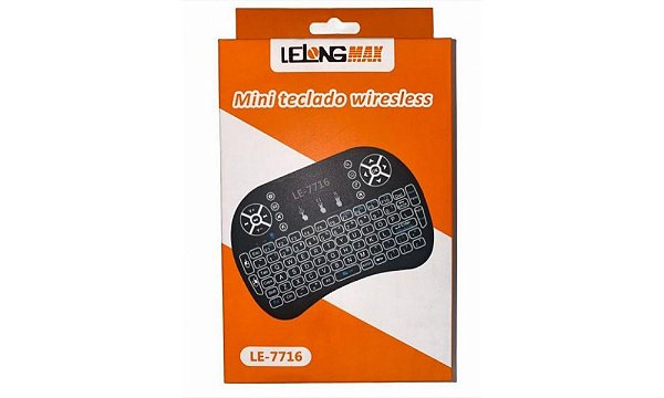 MINE TECLADO WIRELESS LE-7716 LELONGMAX